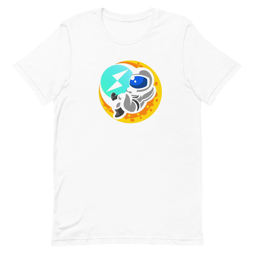 Astronaut Relaxing with Thorchain RUNE Crypto | Unisex t-shirt