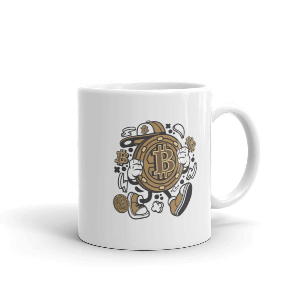 Bitcoin glossy mug